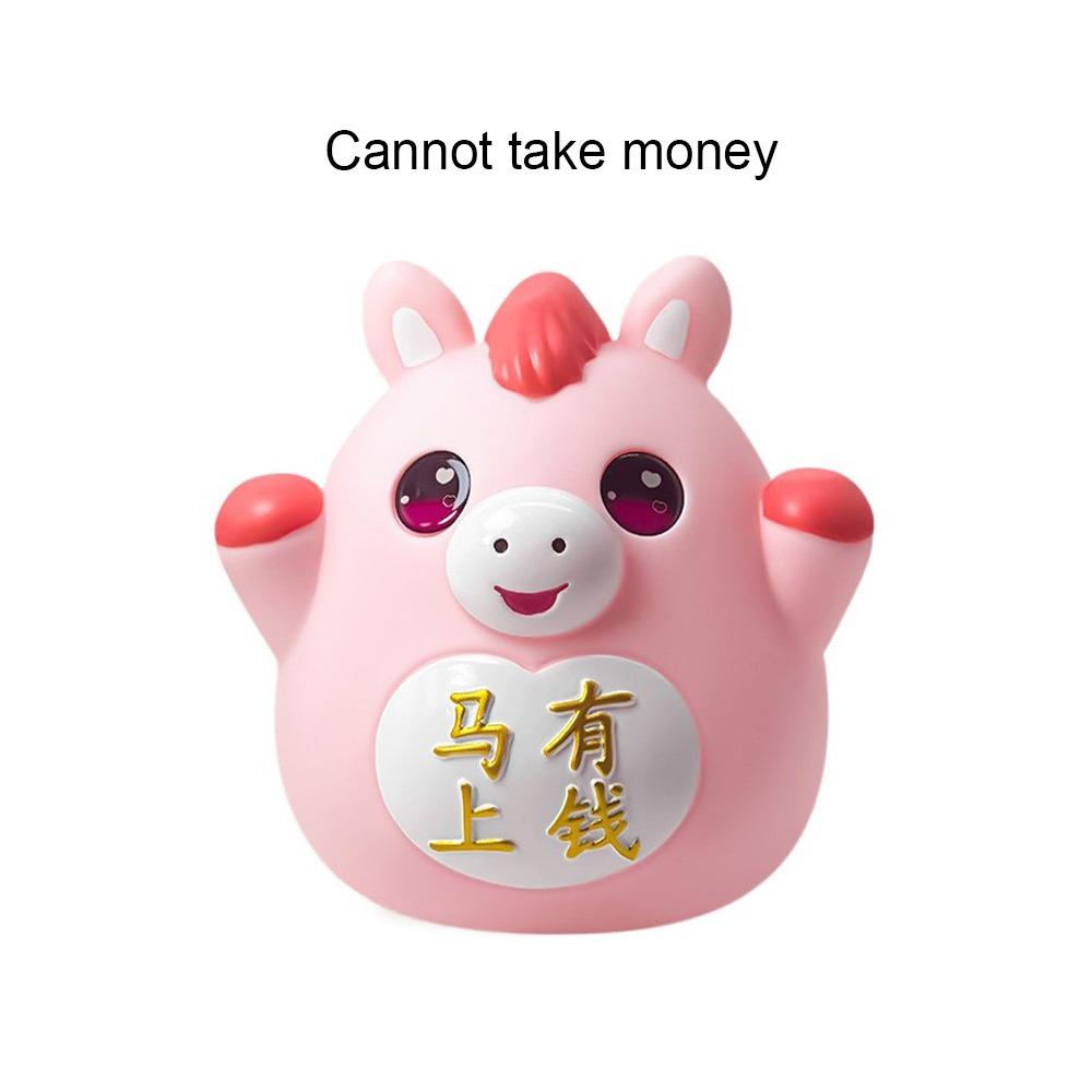 Anti-Fall Piggy Bank Cartoon Decorative Ornament Home Decoration Money Box  Living Room