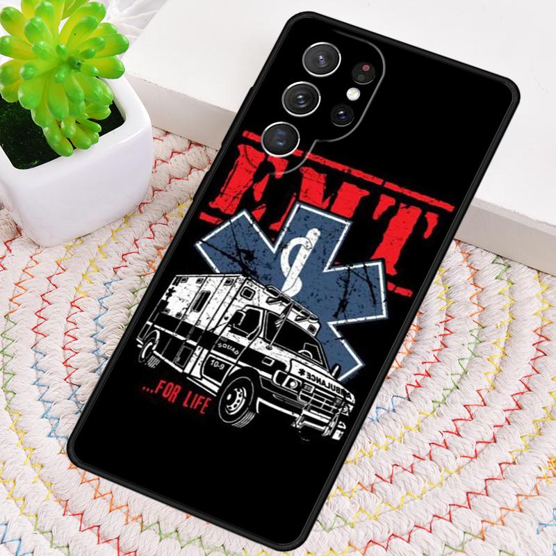 EMT EMS Medical Rescue Phone Case for Samsung Galaxy Note 10 Pro S26 Ultra S23 S24 FE S25 S21 S22 PLUS Shockproof Cove