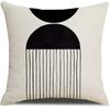 New Style Pillow Black and White Abstract Lines Simple Cushion Cover Living Room Office Sofa Pillow Cover