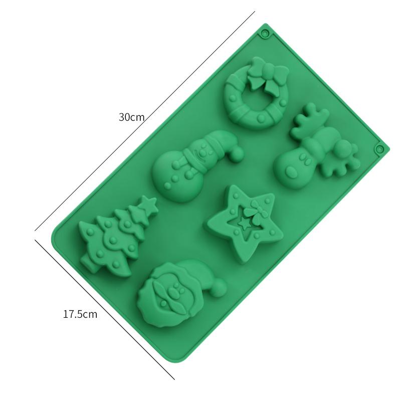 FAIS DU Silicone Mold Bakeware DIY Chocolate Mold Christmas Trees Snowman Gifts Baking Tools Cake Decoration Accessories