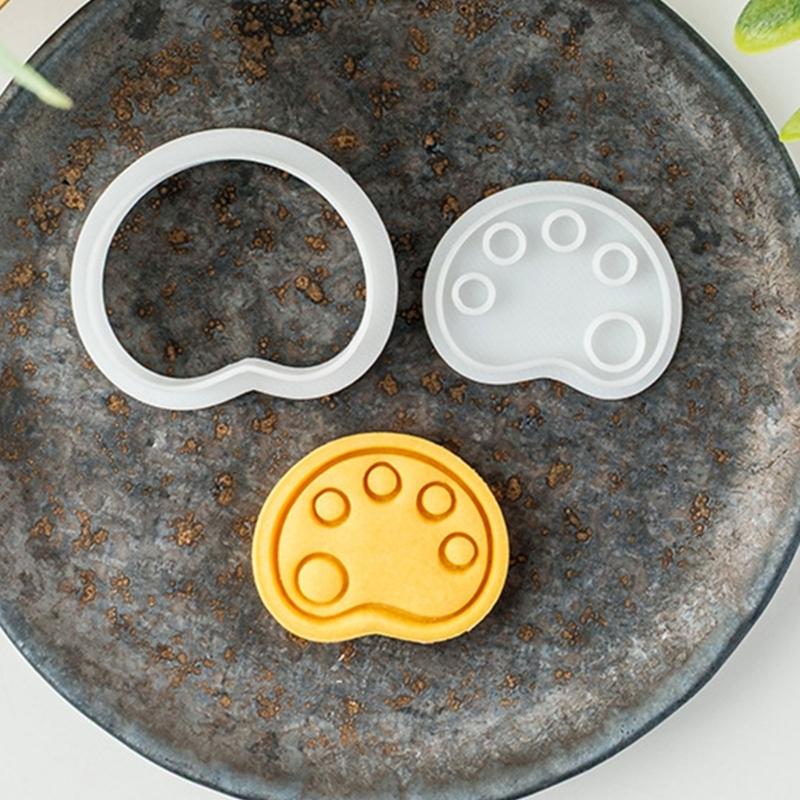 Educational Theme Plastic Cookie Cutters Molds School Cookie Stamps For Creative Baking With Children And Family Activity