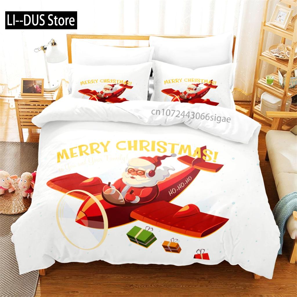 Christmas  Bedding Set Duvet Cover Set 3d Bedding Digital Printing Queen Size Bedding Sets Fashion Design