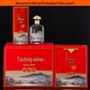 Transparent 500ml Glass Wine Bottle with Thickened Sealing, Customizable Text, Empty for Tasting and Packaging
