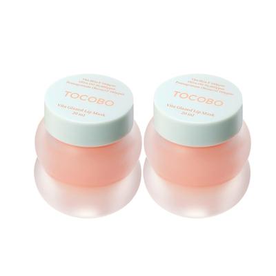 Vita Glazed Lip Mask Nourishing Overnight Lip Care 20ml X2