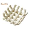 Bathroom Soap Dish Storage Organizer Self Drain Hollow Design Bathroom Soap Holder Ceramic Soap Saver Decor