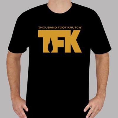 Top NewThousand Foot Krutch001 TFK Rock Band Logo Mens Black TShirt and Kids Tshirt To Sale