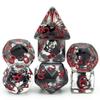Cusdie Cute Animals DnD Dice Resin D4 D6 D8 D10 D% D12 D20 Polyhedral Dice Set for D&D Pathfinder Role Playing Table Board Games