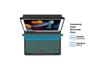 Compatible Protective Case with Seven-Color Backlit Detachable Bluetooth Keyboard for iPad Pro 11"/10.2", with Pen Slot.