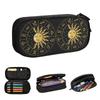 Horoscope Wheel With Zodiac Signs Pencil Cases for Students School Pen Box Pencil Bag Large Capacity Pencil Pouch