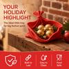 Solid-colored Gift Bag Shape Tray Lightweight 3D Printed Tray  Festive