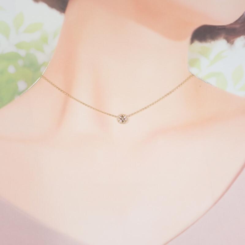 Dior  JRDV95137 Necklace K18 yellow gold/diamond Women
