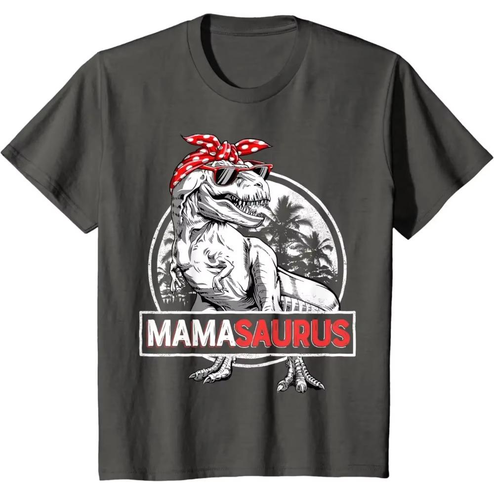 Mamasaurus T rex Dinosaur Funny Mama Saurus Mother's Family T-Shirt