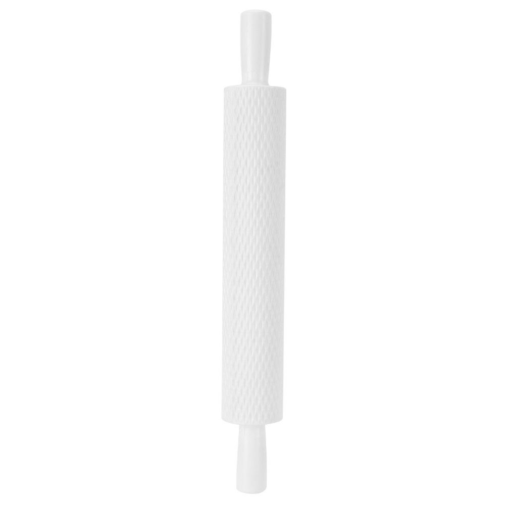 Non-Stick Cake Rolling Pin PP Plastic Dough Roller Durable Embossing Rolling Pin  Clay Craft