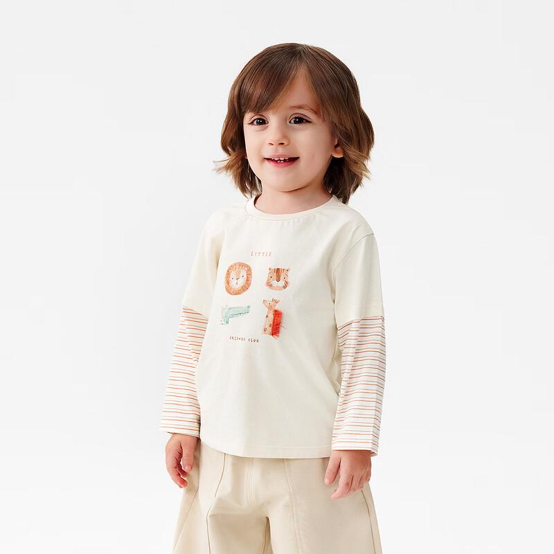TONGTAI Pure Cotton Kids Long Sleeve T-Shirt