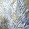 Patch Sequin Embroidery Sequin Appliques Phoenix Tail DIY Sew On Patch Feather Appliques Wedding Gown DIY Decoration