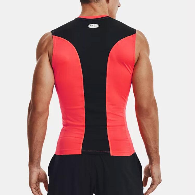 Under Armour Training Sports Compression Tank Top Men Tops Beta-Red 1370656-628