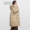Women's Long Hooded Duck Down Puffer Coat