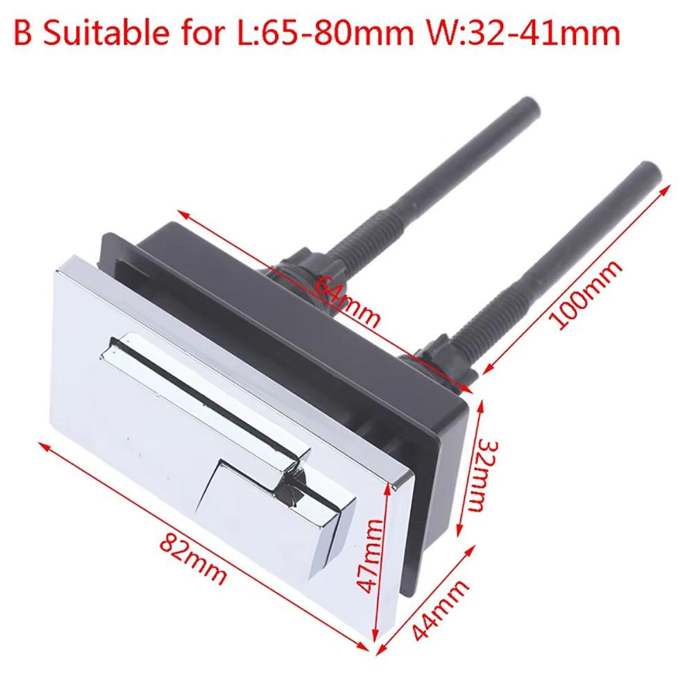 1Pcs 47/57/70mm Toilet Push Buttons Plastic Dual Flush Button  Bathroom Accessories