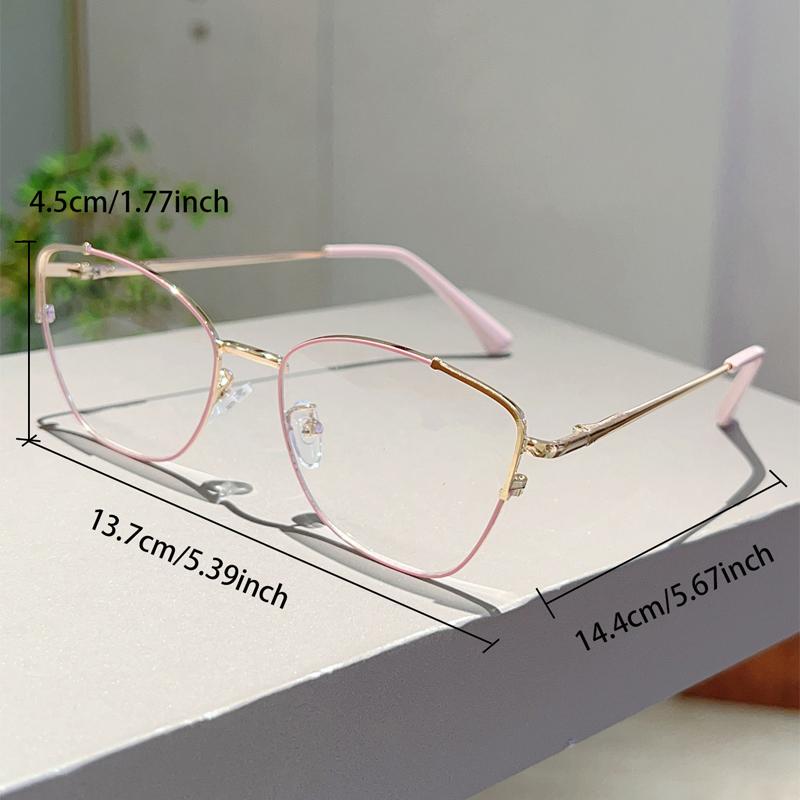 Trendy Retro Oval Metal Frame Women New Fashion Korean Style Glasses Blue Light Blocking Stylish Brand Decor Eyewear