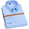 Taglia Grande 8XL 7XL 6XL Camicia da Uomo Basic Manica Lunga Casual Senza Stiratura Antirughe Vestibilità Slim Bianca Business Matrimonio Festa