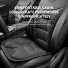 SEAMETAL Soft PU Leather Car Front Seat Cover Non-slip Velvet Front Rear Seat Cushion for All-Season 1pc