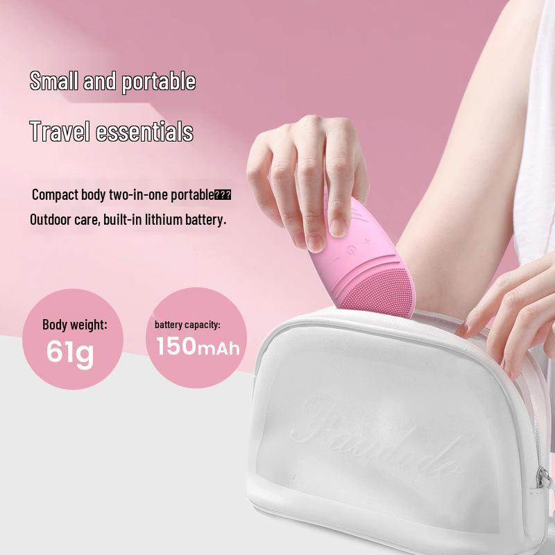 Ultrasonic Silicone Facial Cleanser: Electric Face Brush & Pore Cleaner