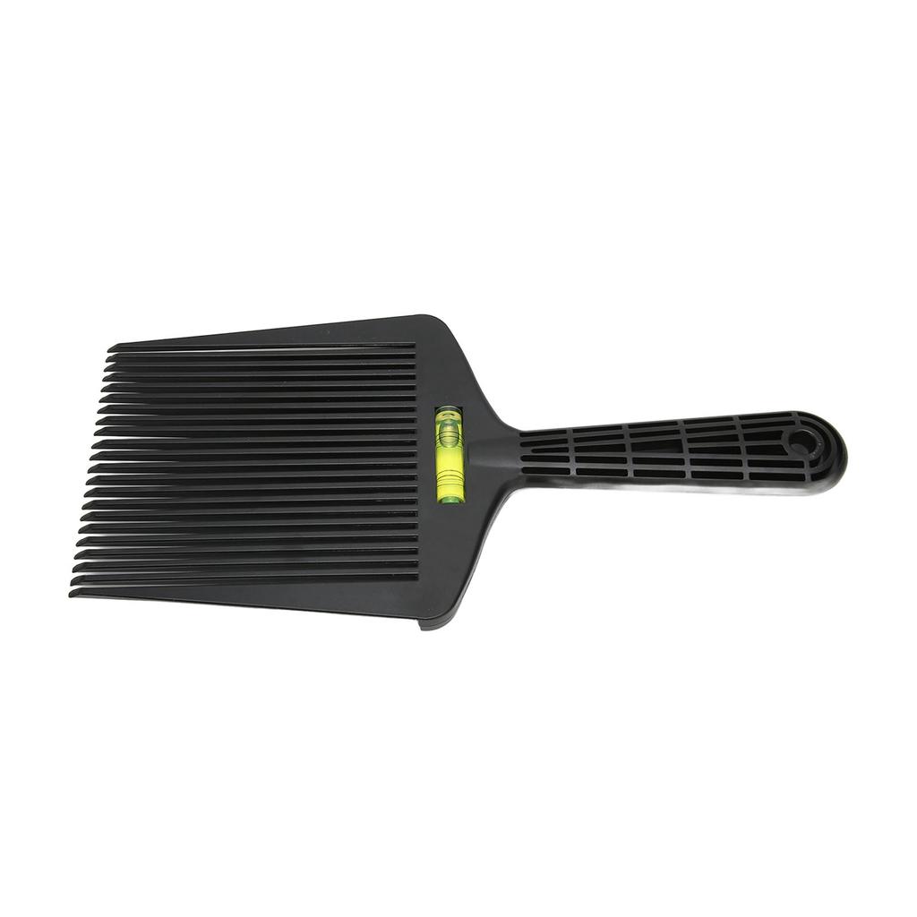 Herren Flat Top Führungkamm Glättende Zähne Friseur Haarschnittkamm Frisurwerkzeug für Friseursalon Schwarz