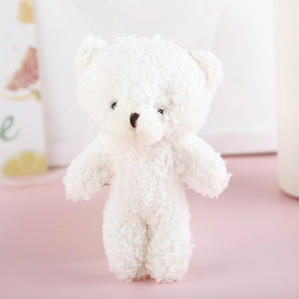 1PC Mini Stuffed Bear Plush Toy Keychain Stuffed Animal Doll Toy For Girls Gifts