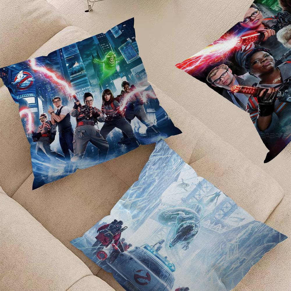 Classic G-ghostbusters Movie Pillow Cover Sofa Cushion Cover Home Room Decoration Children Gift