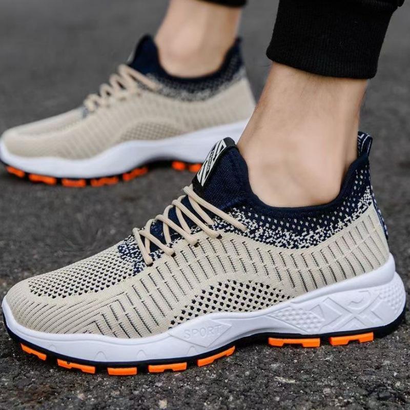 New spring casual shoes sports shoes mesh fly-woven sports running shoes
