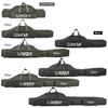 Lixada Portable Fishing Rod Case, Fishing Bag, Fishing Rod Storage Bag, Tackle Bag, 80/100/130/150/170/190cm, Army Green