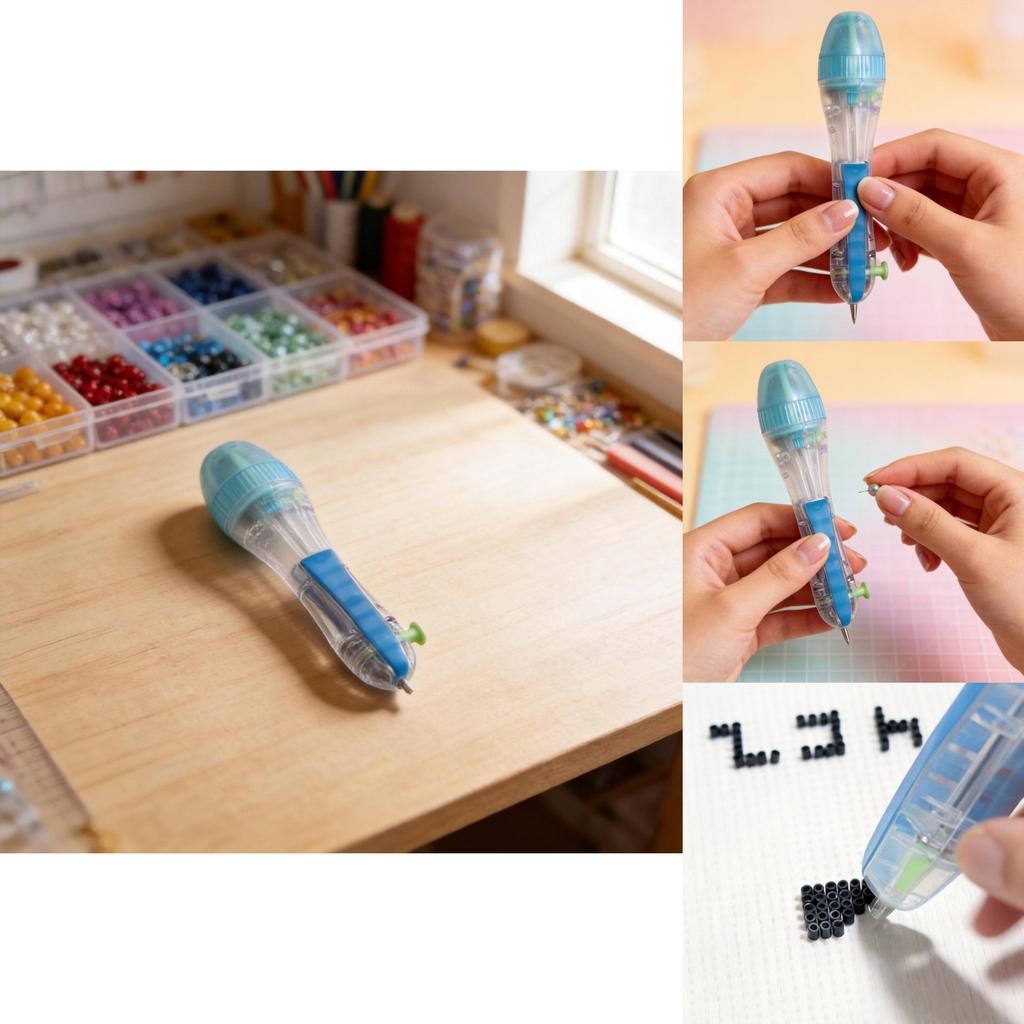 Plastic Storage Press Pen Diy Craft Kit For Kids And Teens