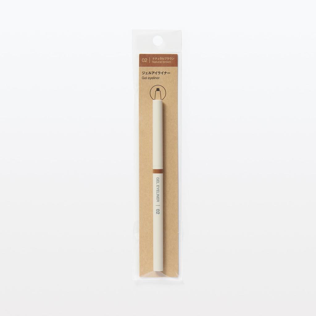 MUJI Gel Natural OAP81A4S Eyeliner, Brown,