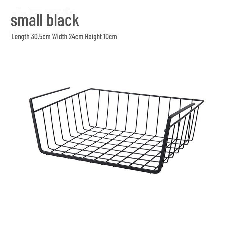 Подвесная корзина для хранения вещей под столом для общежитий Small чёрный 1180₽