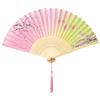 Traditional Chinese Folding Fan for Women and Children - Portable, Small, Perfect for Hanfu, Qipao, Dance, and Summer Use