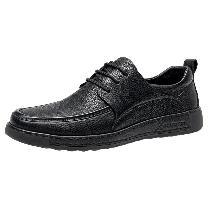 MONTAGUT Men s 2026 Light Luxury Business Casual Leather Oxford Shoes 42 (260mm)