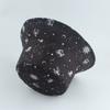 Unisex Constellation Stars Print Bucket Hat Cap Odwracalna Street Bucket Hat Letnie kapelusze przeciwsłoneczne dla kobiet i mężczyzn