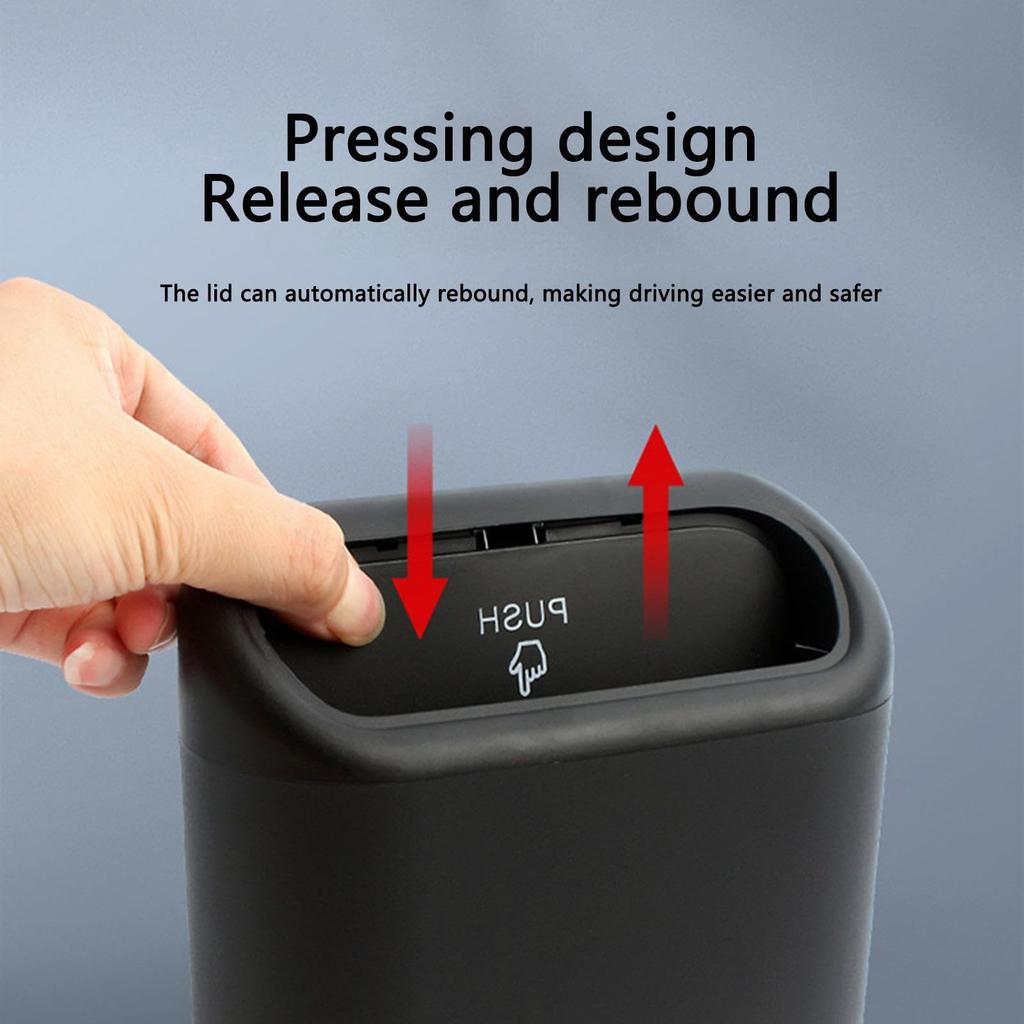 Car Trash with Lid | Leakproof Mini Auto Trash Trash Organizer |