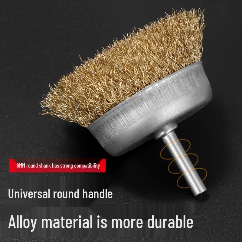 Edelstahl Drahtbürstenrad zum Entrosten und Polieren