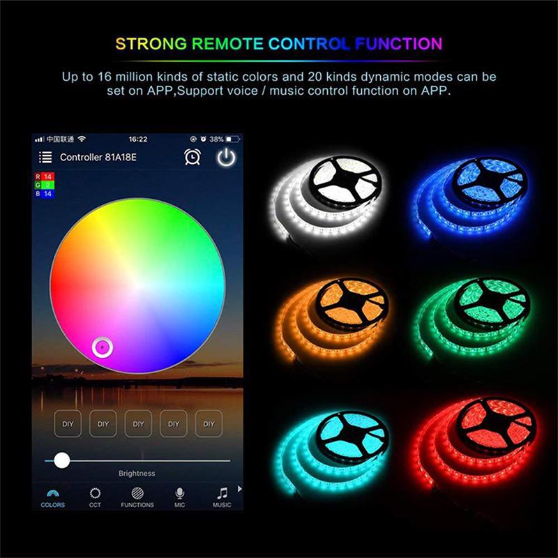 Wifi Rgb Lighting Controller 4Pin RGB LED Lights Controller Smart Controler 44key RGB Led Controller Magic Home Color Changing