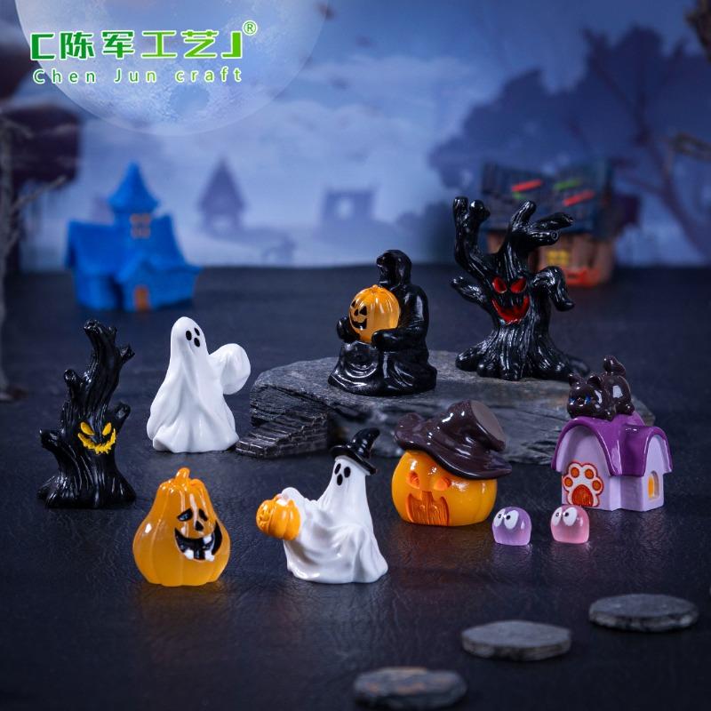 New Halloween grim reaper ghost doll, micro landscape DIY ornament accessories mini desktop ornament