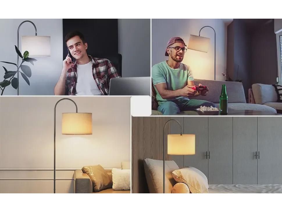 Nordic Modern LED Floor and Bedside Lamp with Remote Control