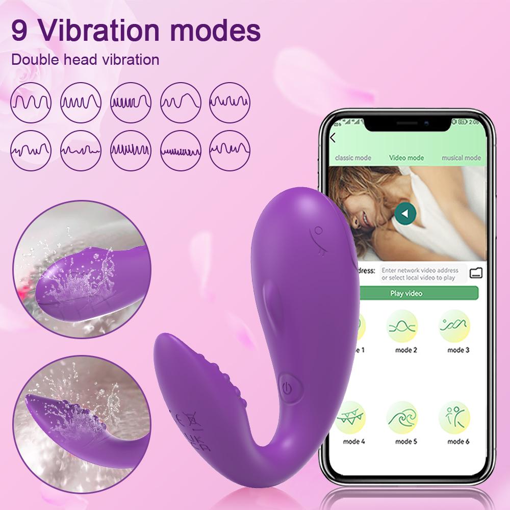 Ou Vibrator cu Control prin APP pentru Femei Stimulator Clitoridian Punct G Portabil Ou al Iubirii Chiloți Vibratori Jucărie Sexuală pentru Femei Articole pentru Adulți