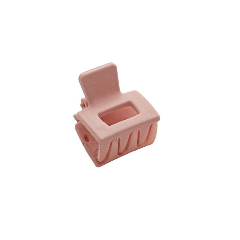 Small Square Hair Claws Frosted Hair Clip Geometry Simple Hairpins Ponytail Clip Crabs Hair Accessories for Women