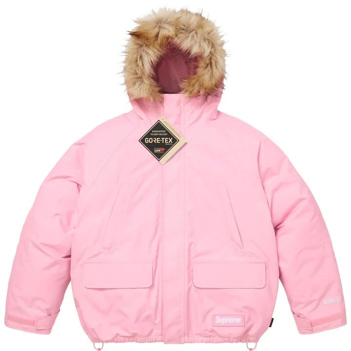 Supreme 2-in-1 GORE-TEX Parka Reversible 700-Fill Down Liner Jacket Light Pink