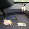 Car Ornament Lightweight Mini Cat Figurine Computer Monitor Office Desk Decoration Car Dashboard Accessories