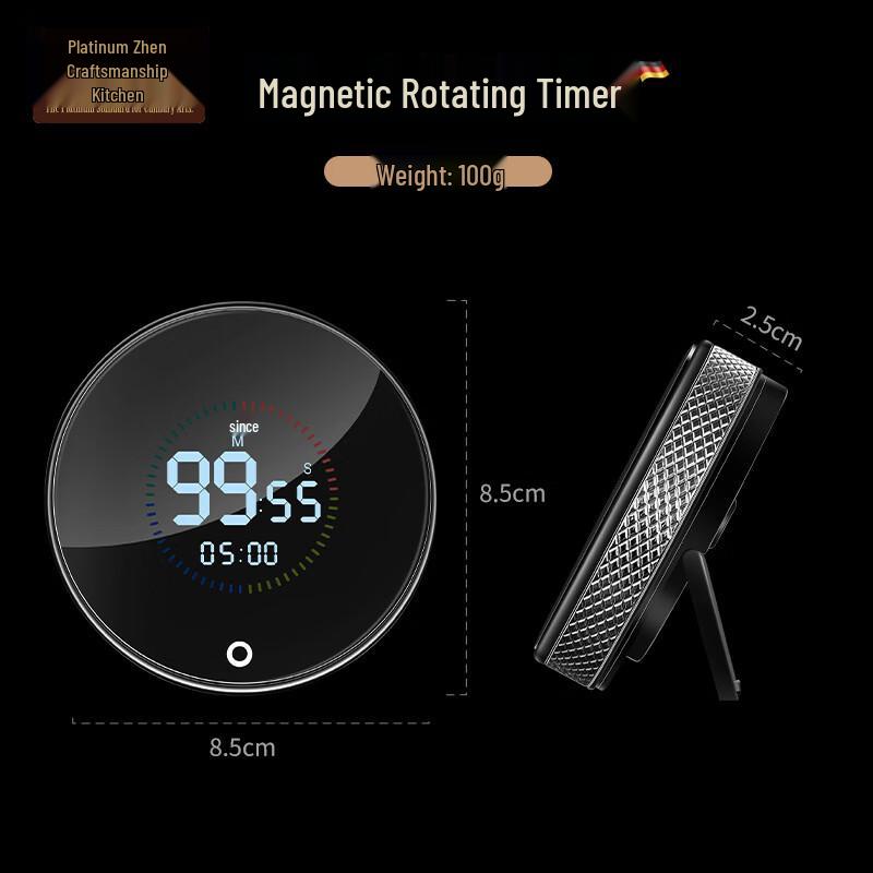 Rechargeable Magnetic Digital Rotating Timer