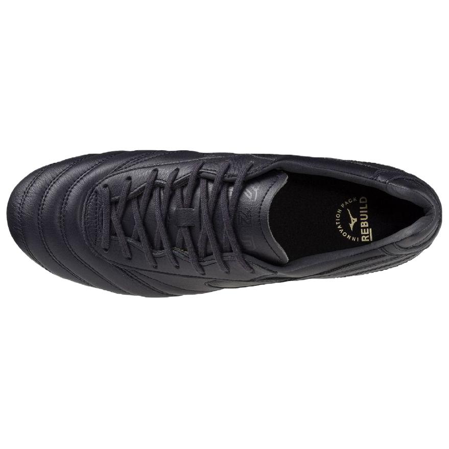 Mizuno Morelia 2 Fashion Comfortable Synthetic Leather Non-Slip Durable Football Shoes Unisex Football Shoes Black P1GA255100