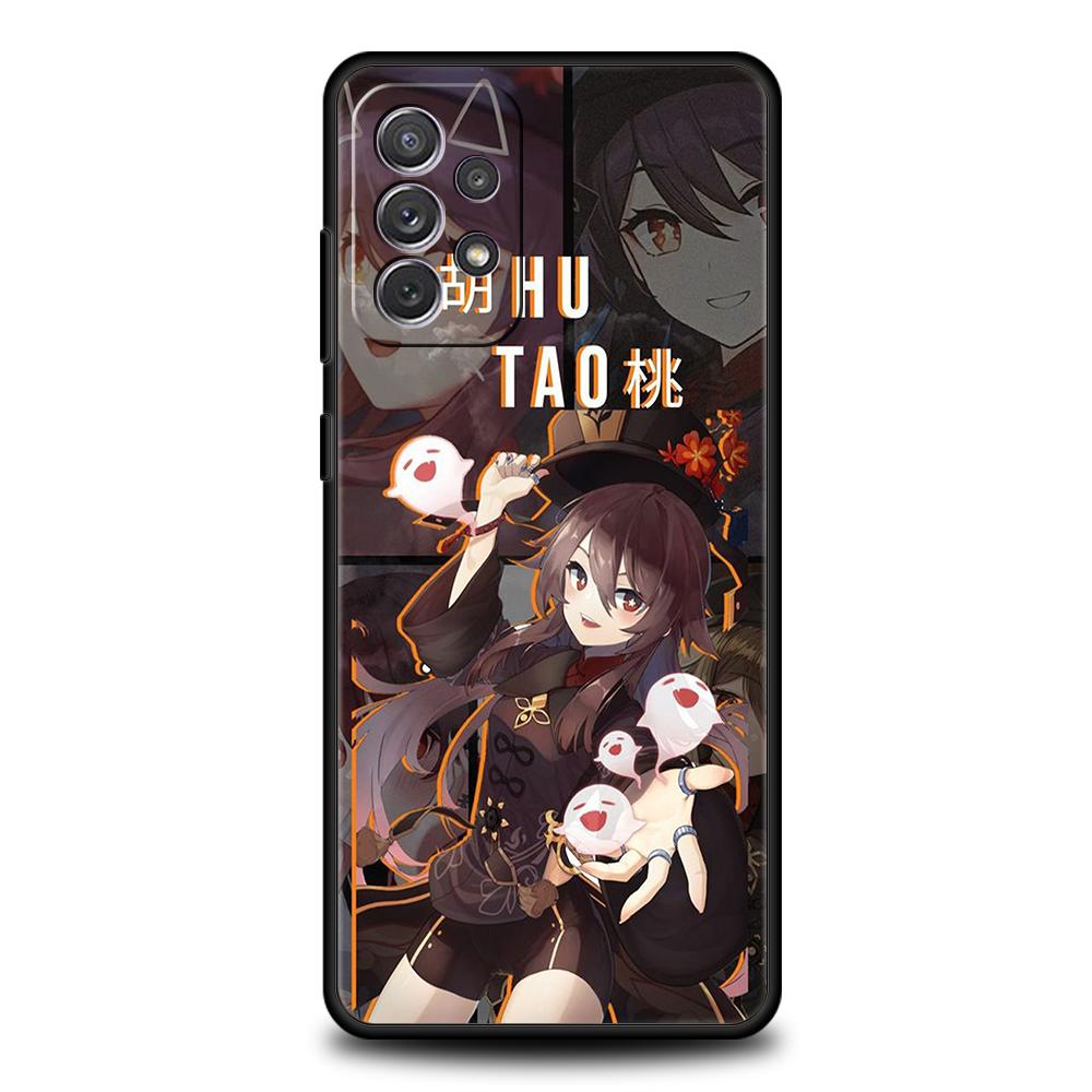 

Amine Genshin Impact Game Phone Case for Samsung Galaxy A15 A14 A25 A54 A34 A51 A71 A72 A73 A32 A52 A52S A11 A21S 5G Soft Shell samsung A15 5G