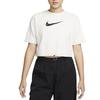 Nike Crop Tops Women's White Crew Neck Moderate DM6745-030